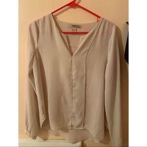 Free with Bundle - Cream Long Sleeved Blouse